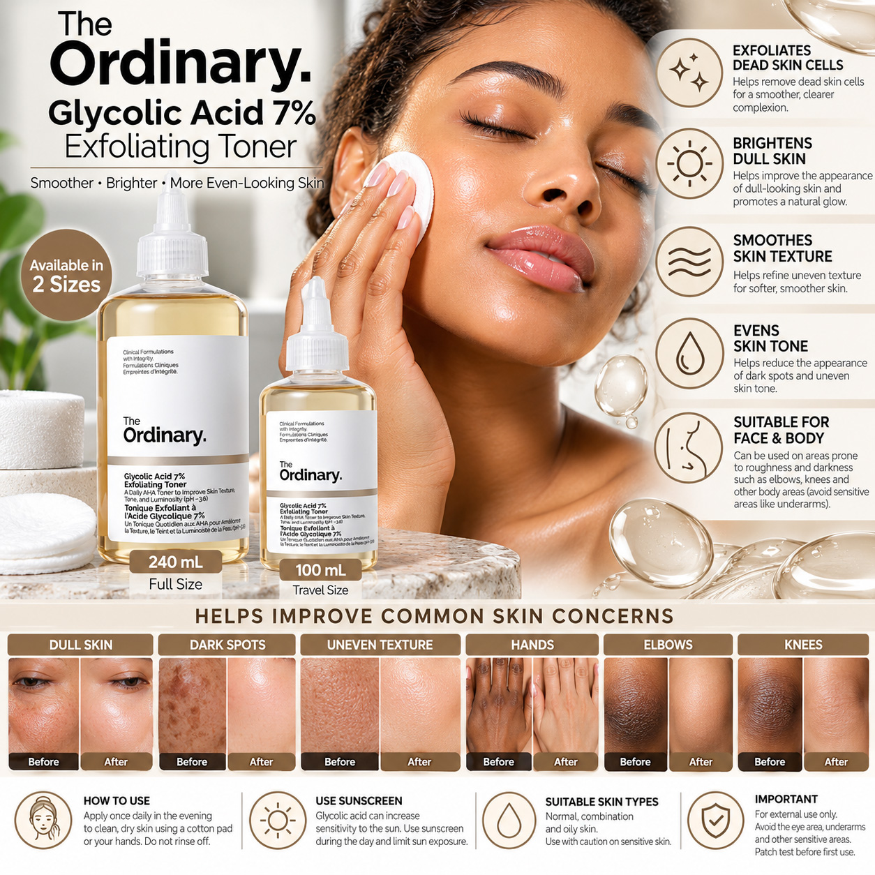 The Ordinary Glycolic Acid 7% Exfoliating Toner